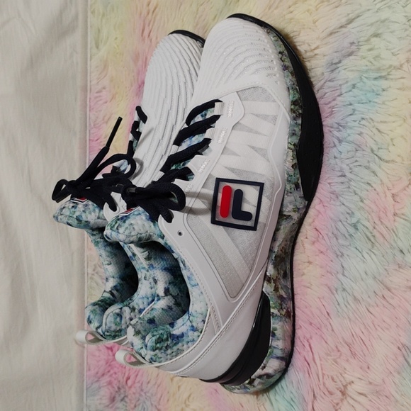 NWOT Fila Women's Speedserve Energized Multicolor Pattern Shoes 7.5 (X-105 CRATE - Picture 4 of 12